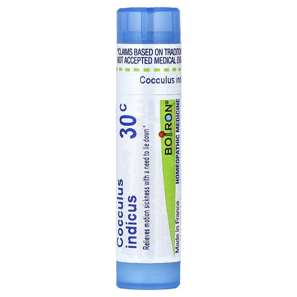 Boiron, 印度防己，30C，暈動症緩解，約 80 粒
