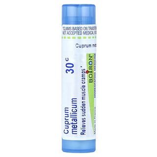 Boiron (보이론), Cuprum Metallicum, 30C, 근육 경련 완화제, 근육 경련 펠릿 80정