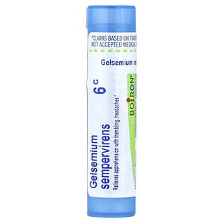 Boiron, Gelsemium sempervirens, 6C, Remède contre le stress, Environ 80 granules