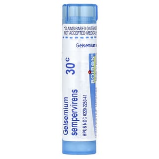 Boiron, Gelsemium Sempervirens, 30C, Stress Remedy, Approx 80 Pellets