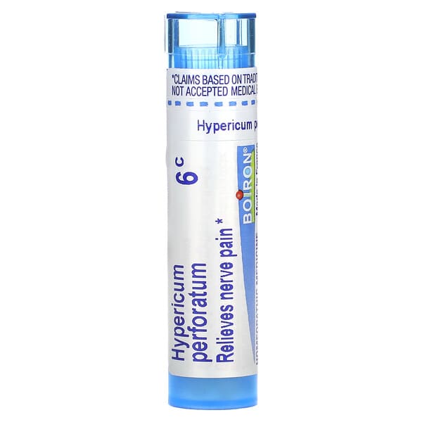 Boiron, Hypericum perforatum 6C, 신경 통증 완화, 펠릿 80개