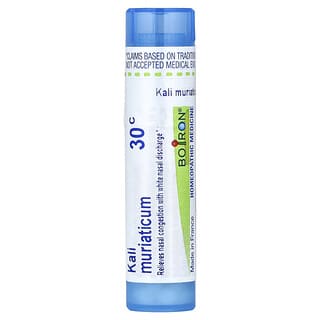 Boiron, Kali Muriaticum, 30C, Nasal Congestion Relief, Approx 80 Pellets
