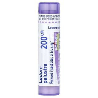 Boiron, Ledum Palustre, 200CK, Alivio para las picaduras de insectos, 80 gránulos aprox.