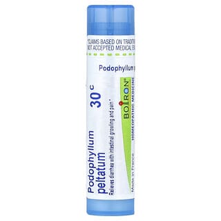 Boiron (보이론), 포도필럼 펠타텀, 30C, 설사 완화, 대략 펠릿 80정