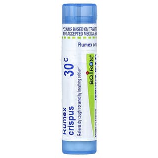 Boiron, Rumex Crispus, 30C, Alivio para la tos seca, 80 gránulos aprox.