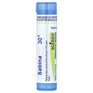 Boiron, Sabina, 30C, Menstrual Pain Relief, Approx. 80 Pellets