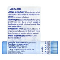 Boiron, Sulphur, 30C, Skin Rash Relief, Approx 80 Pellets — foto 2