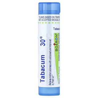 Boiron, Tabacum, 30C, Motion Sickness Relief, Approx 80 Pellets