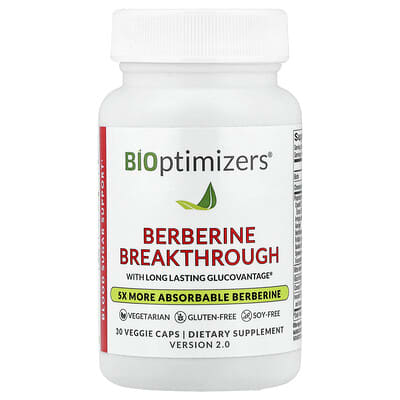BIOptimizers, Berberine Breakthrough, 30 Veggie Caps