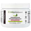 BIOptimizers, Magnesium Breakthrough（マグネシウム ブレイクスルー）、ラズベリーレモネード、134g（4.7オンス）