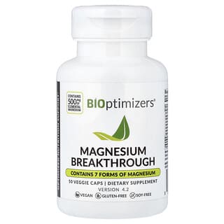 BIOptimizers, Magnesium Breakthrough, 50 Veg Caps