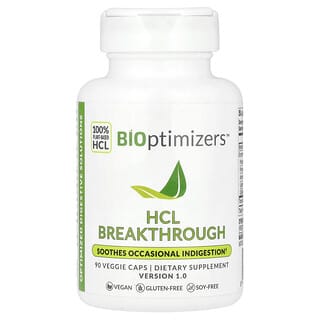 BiOptimizers, HCL innovador, 90 cápsulas vegetales