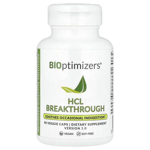 BIOptimizers, HCl 획기적인, 베지 캡슐 90정