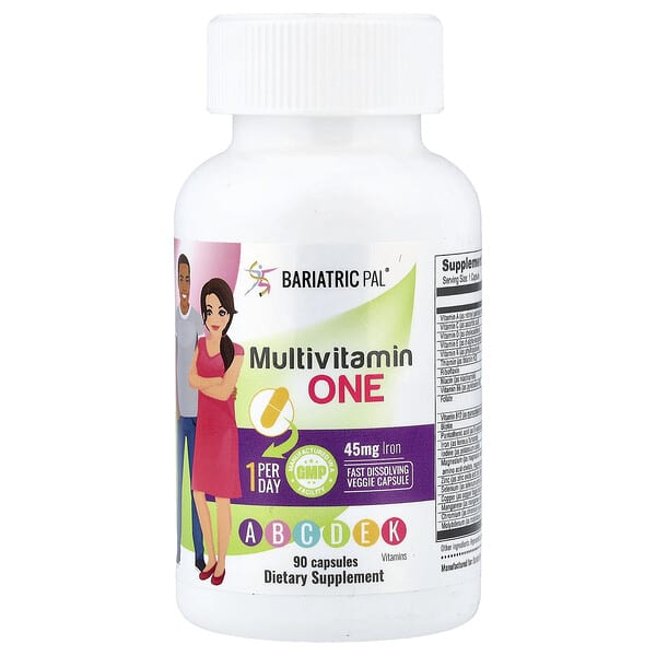 Multivitamin One with Iron, 90 Capsules
