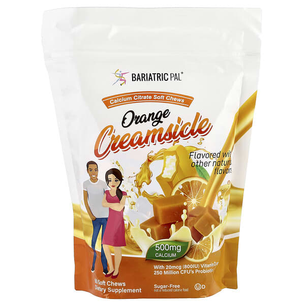 Calcium Citrate Soft Chews, Orange Creamsicle, 90 Soft Chews