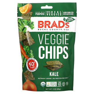 Brad's Plant Based, Chips végétariennes, chou frisé, 85 g