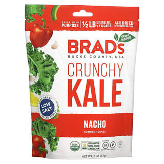 Brad's Plant Based, Col rizada crujiente, nacho`` 57 g (2 oz)