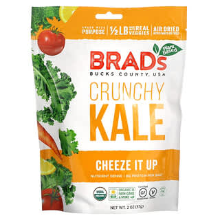 Brad's Plant Based, Crunchy Kale, Cheeze It Up, 2 oz (57 g)