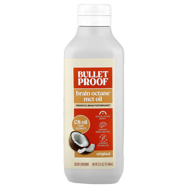 BulletProof, Brain Octane® MCT Oil, 32 fl oz (946 ml) — product photo 1