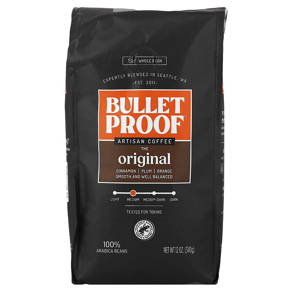 BulletProof, 아티산 커피, 원두, 미디엄 로스트, 340g(12oz)