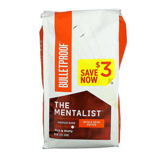 BulletProof, Coffee, The Mentalist, Whole Bean, Medium-Dark Roast, 12 oz (340 g)