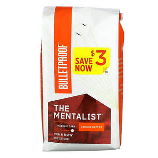 BulletProof, Coffee, The Mentalist, Ground, Medium-Dark Roast, 12 oz (340 g)