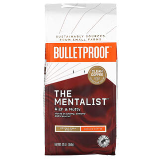 BulletProof, Café, The Mentalist, Tostado oscuro medio, Molido, 12 oz (340 g)