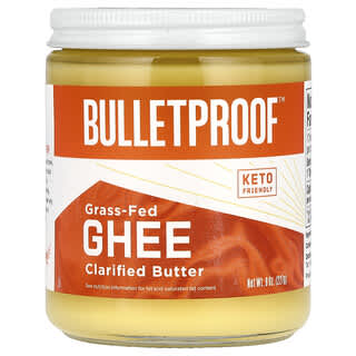 BulletProof, 목초 사육 기(Ghee) 정제 버터, 227g(8oz)