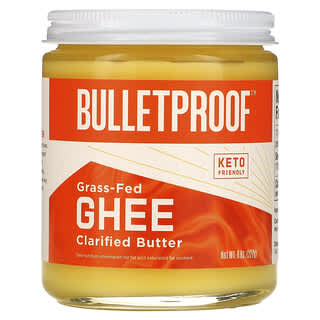 BulletProof, Mantequilla clarificada de ghee alimentado con pastura`` 227 g (8 oz)