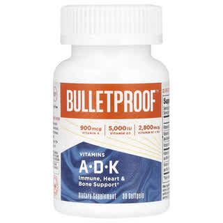 BulletProof, Vitamines A•D•K, 30 capsules à enveloppe molle