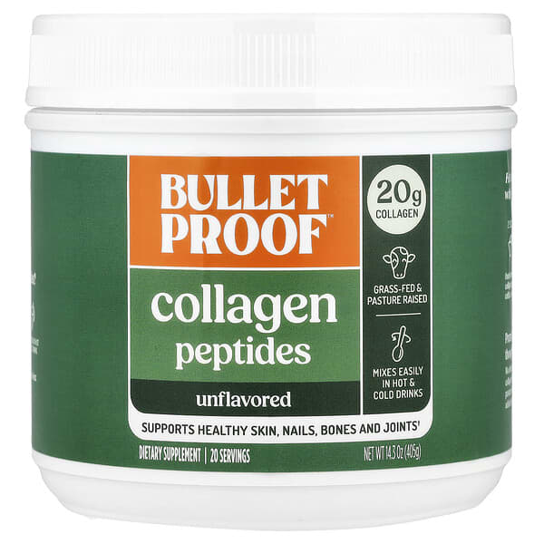 BulletProof, Collagen Peptides, Unflavored, 14.3 oz (405 g) — product photo 1