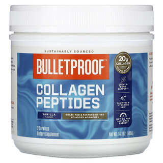 BulletProof, пептиды коллагена, с ванильным вкусом, 405 г (14,3 унции)