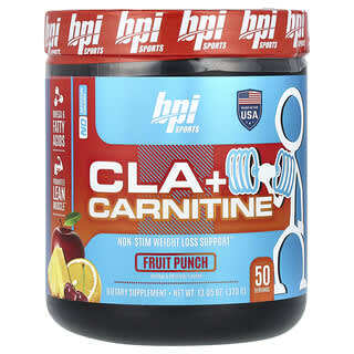 BPI Sports, CLA + карнитин, фруктовый пунш, 370 г (13,05 унции)