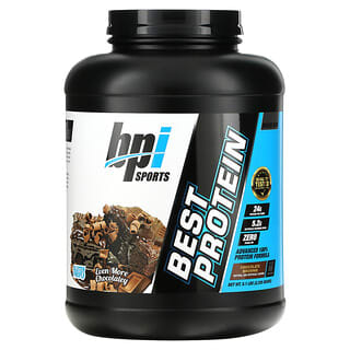 BPI Sports, Best Protein, Advanced 100% Protein Formula, Chocolate Brownie, 5.1 lbs (2,329 g)