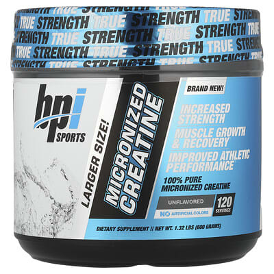 BPI Sports, Creatine Powder, Limited Edition, Unflavored, 1.32 lbs (600 g)