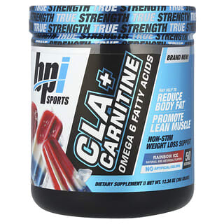 BPI Sports, CLA + Carnitine, Rainbow Ice, 12.34 oz (350 g)