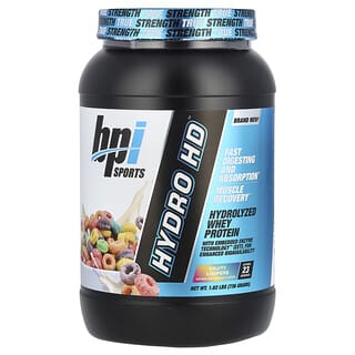 BPI Sports, Hydro HD™，水解乳清蛋白，果味套圈，1.62 磅（736 克）