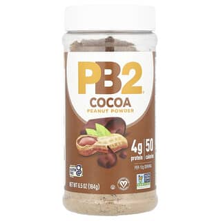 PB2 Foods, Orzechy ziemne w proszku, kakao, 184 g