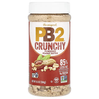 PB2 Foods, The Original, Mantequilla de maní crujiente en polvo, 184 g (6,5 oz)