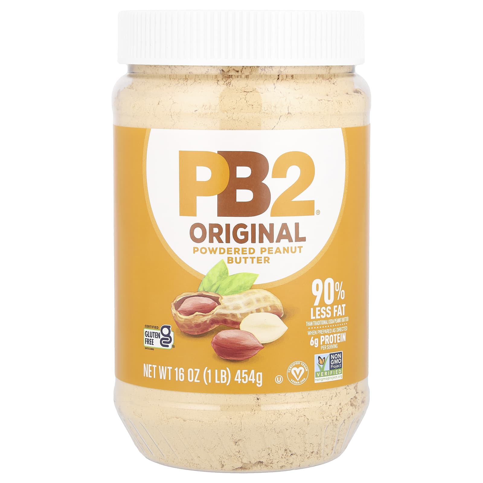 Pb2 Foods, Original Powdered Peanut Butter, 16 Oz (454 G)