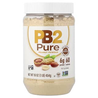 PB2 Foods, чистый арахисовый порошок, 454 г (1 фунт)