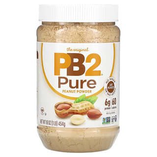 PB2 Foods, Maní en polvo, puro, 1 lb (454 g)