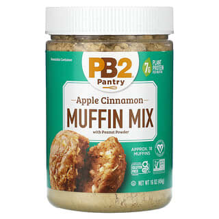 PB2 Foods, Apple Cinnamon Muffin Mix with Peanut Powder, 16 oz (454 g)