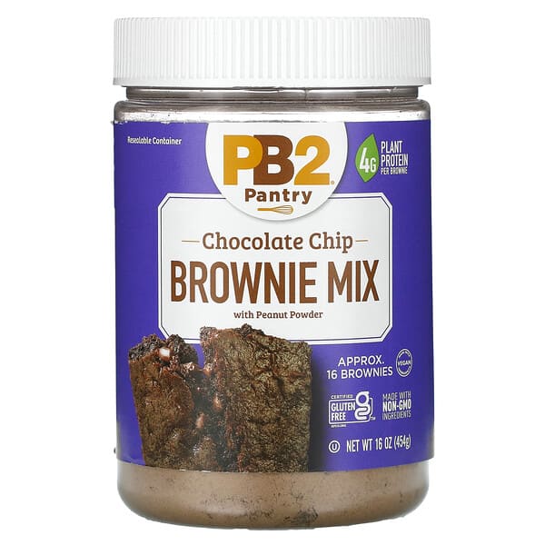 PB2 Foods, 巧克力碎蛋糕粉，含花生粉，16 盎司（454 克）