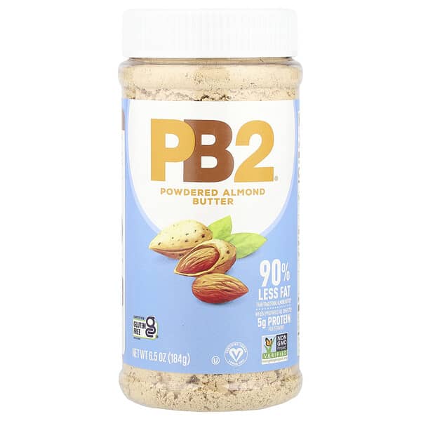 PB2 Foods, The Original PB2, Manteiga de Amêndoa em Pó, 184 g (6,5 oz)