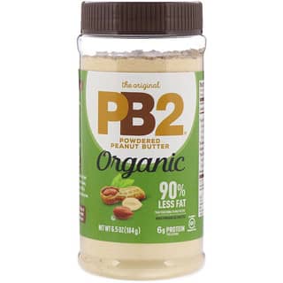 PB2 Foods, 더 오리지널 PB2, 유기농 땅콩버터 분말, 184g(6.5oz)