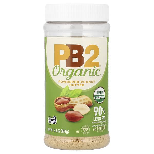 PB2 Foods, 有機花生醬粉，6.5 盎司（184 克）