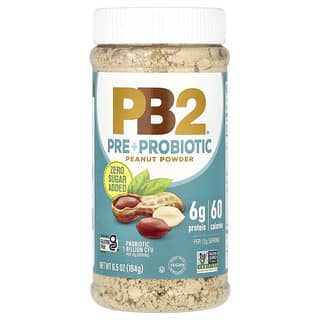 PB2 Foods, The Original PB2, Pó de Amendoim Pre+Probiótico, 184 g (6,5 oz)