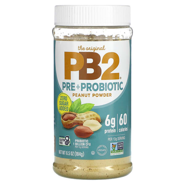 PB2 Foods, 原創 PB2，Pre+ 益生菌花生粉，6.5 盎司（184 克）