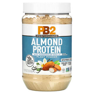 PB2 Foods, Proteína de almendras con vainilla de Madagascar, 454 g (16 oz)